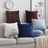 Plush Case Throw Pillow Cushion Cover Sofa Bed Car Cafe Office Room Decoration