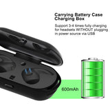 Bluetooth Wireless In Ear Sports Earphones Mini Stereo Earbuds with Microphone Chargeable Case for Phone - ENSEIGNE DENIS