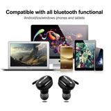 Bluetooth Wireless In Ear Sports Earphones Mini Stereo Earbuds with Microphone Chargeable Case for Phone - ENSEIGNE DENIS