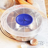 Anti Splash Egg Whisk Mixer Basin Bowl Round Cover Splash-Proof Lid Kitchen Tool