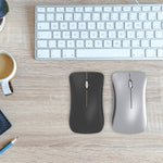 Portable 2.4G Dual Mode Rechargeable Wireless Bluetooth Computer Notebook Mouse