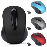 Home Office 3 Keys 1600DPI 2.4GHz Wireless Mouse USB Receiver for PC Laptop
