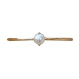 Elegant Faux Pearl Inlaid Finger Ring Women Party Banquet Charm Jewelry Gift