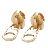 Creative Metal Zipper Ear Studs Earrings Punk Rock Women Jewelry Birthday Gift