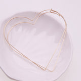 Fashion Women Big Hollow Star Heart Charm Statement Huggie Hoop Earrings Jewelry