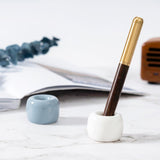 Toothbrush holder bathroom sink toothbrush storage base ceramic