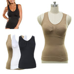 Women Slimming Tummy Control Breast Lift Built-in Bra Tank Top Shaper Shapewear