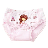 Cartoon Princess Soft Elastic Cotton Kids Girls Underwear Briefs Underpants