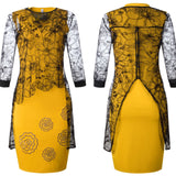 Two-Piece Embroidered Vest Skirt Lace Shirt