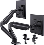 Dual Monitor Mount Stand - Height Adjustable Gas Spring Monitor Desk