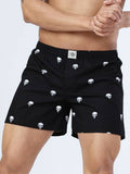 Men's Multicoloured Cotton Printed Regular Shorts