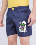 Men's Multicoloured Cotton Printed Regular Shorts
