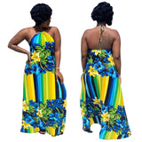 The New Sexy Backless Halter Frock For African Women
