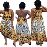 The New Sexy Backless Halter Frock For African Women