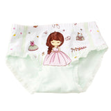 Cartoon Princess Soft Elastic Cotton Kids Girls Underwear Briefs Underpants