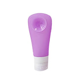 Portable Silicone Travel Bottle Lotion Shampoo Empty Container with Suction Cup