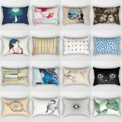 Animal Flower Bird Beauty Cushion Cover Throw Pillow Case Sofa Room Bed Decor