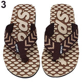 Men's Summer Sport Dot Print Indoor Slippers Outdoor Flip Flops Beach Sandals
