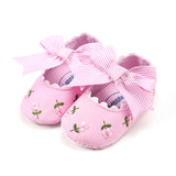 Toddler Infant Baby Girl Flower Shoes Crib Prewalker Newborn To 18 Months Babyshoes