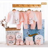18 piece/lot Newborn Baby Girl Clothes 100% Cotton Infant Baby Girl