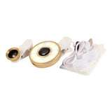 Universal LED Selfie Light Phone Lens 3 in 1 0.65X Wide Angle 10X Macro 185 Degree Fisheye Lens Kit For iPhone Android