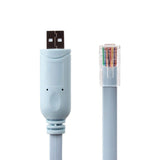 6ft USB RS232 Serial RJ45 Console Adapter Flat Cable for Cisco Router FTDI