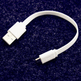 Portable Ultra Short 20CM Micro USB Data Charger Cable Power Charging Cord