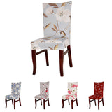Elastic Flower Hotel Home Dining Room Wedding Banquet Party Seat Chair Cover