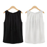 Women Fashion Sexy Summer Casual Chiffon Vest Tank Top Sleeveless T-shirt