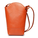 Fashion Women's Mini Faux Leather Cross Body Bag Purse Bucket Phone Bag Gift