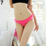 Women Sexy Heart Shape Lace G String Thongs Hollow Transparent Panties Underwear - ENSEIGNE DENIS