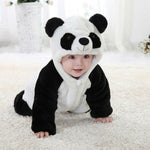 Baby Boy Girl Cute Panda Costume Newborn Infant Toddler Jumpsuit Romper Warm