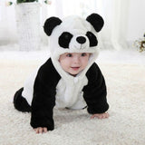 Baby Boy Girl Cute Panda Costume Newborn Infant Toddler Jumpsuit Romper Warm