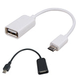 Micro USB Male to USB 2.0 Female OTG Adapter Converter Cable for Samsung S3 S4