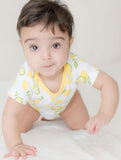 Citrus Garden:  Printed Unisex Organic Baby Bodysuit