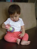 Citrus Garden: Unisex Organic Baby Pants - Grapefruit