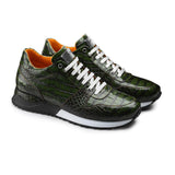Green Patterned Sneakers