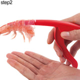 Creative Kitchen Prawn Peeler Shrimp Deveiner Remover Peel Device Portable Tool