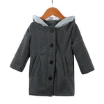 2017 Cute Baby Infant Autumn Winter Hooded Coat