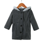 2017 Cute Baby Infant Autumn Winter Hooded Coat