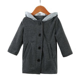 2017 Cute Baby Infant Autumn Winter Hooded Coat