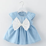 2018 Toddler Baby Girls dress lovely  Bowknot