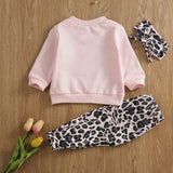 Baby Spring Autumn Clothing Newborn Infant Baby Girl Letter Print