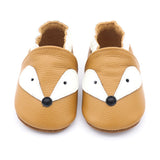 Leather Fox Shaped Baby Shoes