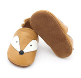 Leather Fox Shaped Baby Shoes