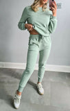 Sage Adult Unisex Towelling 100%  Cotton Tracksuit Loungewear (UK4-24)