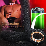 Vibrating Masturbator Masturbation Butt Anal Plug Remote Control Men Sex Toy