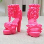 10 Pairs Super Cute Mixed Style Wedding Fashion Shoes for Barbie Doll Christmas Gift - ENSEIGNE DENIS