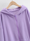 Rabbit Hoodies Long Sweatshirt Tops