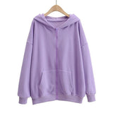 Rabbit Hoodies Long Sweatshirt Tops